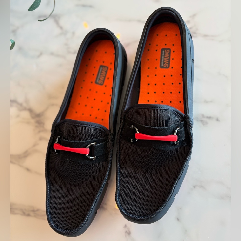 Swims Sporty Bit Loafer. Men’s 13. Never worn. Black and Red. - Picture 2 of 3